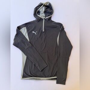Men’s Puma Athletic Jacket Pullover Quarter Zip Hoodie Size Large​​